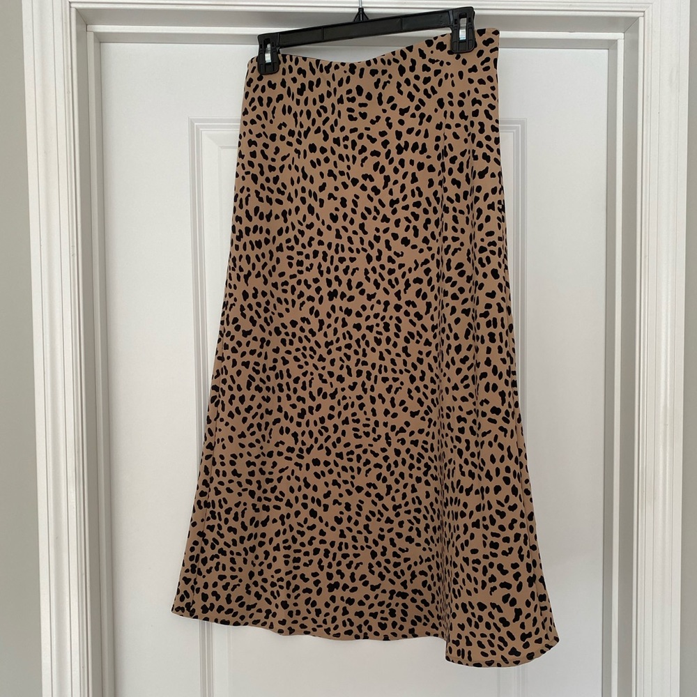 Sanctuary leopard print midi skirt new with tags.